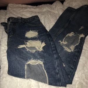 Dark Wash Boyfriend Fit Fashion Nova Jeans